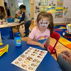 Storybook Daycare - Face painting for carnival week!
