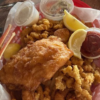 Barking Crab - Fishermans Platter $40 (March 2023) - Seafood Near Me - Boston, Massachusetts