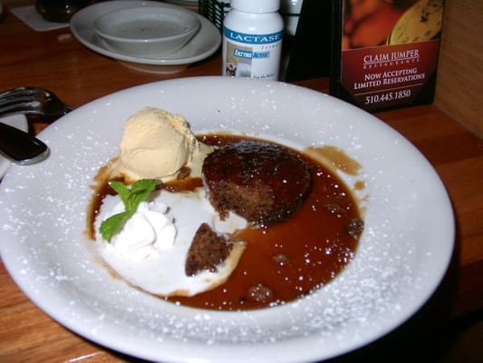 Photo of Claim Jumper Steakhouse & Bar - Fremont, CA, US. Toffee date current pudding