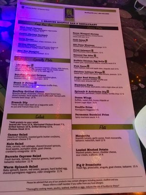 Menu photo 2 Rooftop 120 Glastonbury, CT