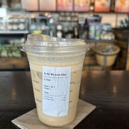 Iced Pumpkin Cream Chai Iced Pumpkin Cream Chai