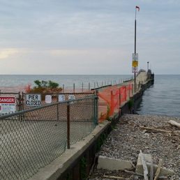8/8/18 pier closed due to structural damage 8/8/18 pier closed due to structural damage