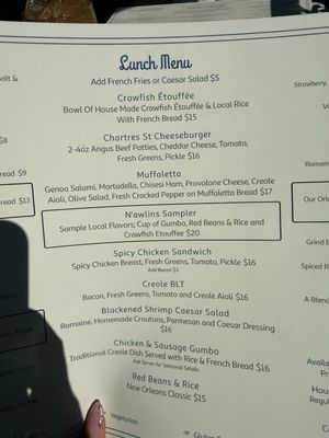 Menu photo 5 Cafe Fleur De Lis New Orleans, LA