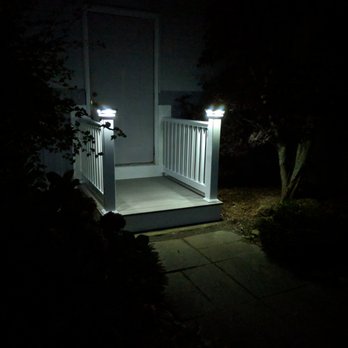 Cottrell Bros - a porch at night - General Contractors Near Me - Fairhaven, Massachusetts