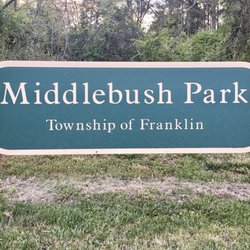 Middlebush Park - Entrance sign on Demott Lane