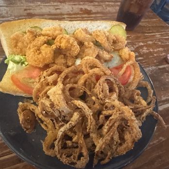 T-Johnnys on the River - Shrimp PoBoy - Cajun/Creole Near Me - Natchitoches, Louisiana T-Johnnys on the River - Shrimp PoBoy - Cajun/Creole Near Me - Natchitoches, Louisiana