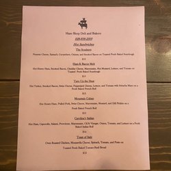 Ham Shop Deli & Bakery - Hot sandwiches