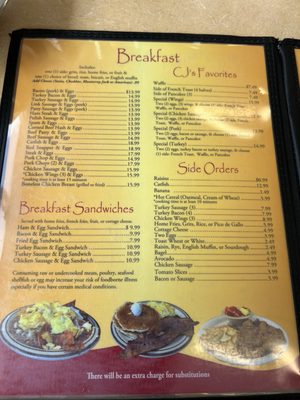 Menu photo 3 CJ's Cafe Los Angeles, CA