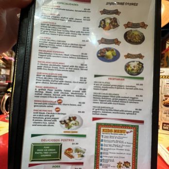 Tequila and Acordeon - Menu - Mexican Near Me - Orange Park, Florida