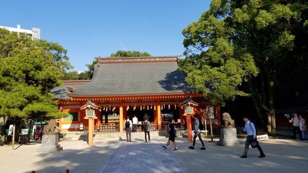 Sumiyoshi Shrine by null