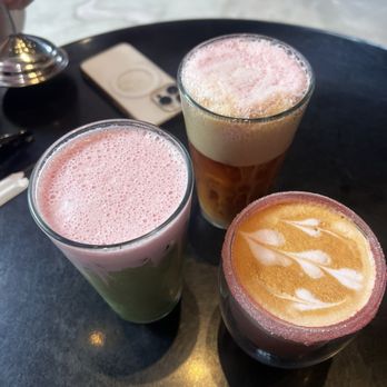 27 Club Coffee - Iced Matcha with Foam, Cold Brew, and Cappuccino with sugar rim. - Coffee & Tea Near Me - Cleveland, Ohio 27 Club Coffee - Iced Matcha with Foam, Cold Brew, and Cappuccino with sugar rim. - Coffee & Tea Near Me - Cleveland, Ohio