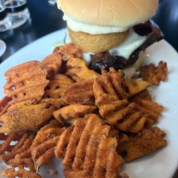 Sweet Potato Gaufrettes Plate Sweet Potato Gaufrettes Plate