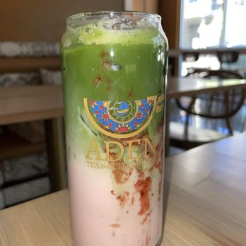 Aden Coffee House - Strawberry matcha - Coffee & Tea Near Me - Tempe, Arizona Aden Coffee House - Strawberry matcha - Coffee & Tea Near Me - Tempe, Arizona