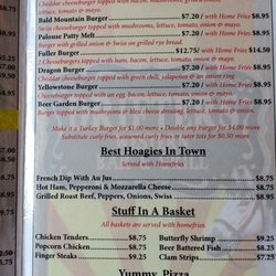 Drifters Western Bar & Grill - Menu