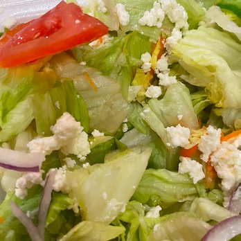 Athens Restaurant - Bagged iceberg lettuce in the souvlaki salad - Greek Near Me - Buffalo, New York Athens Restaurant - Bagged iceberg lettuce in the souvlaki salad - Greek Near Me - Buffalo, New York