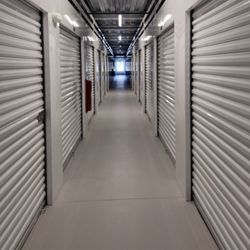 Red Rocks Self Storage - Well lit hallways!