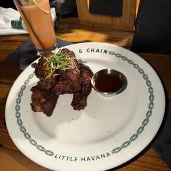 Ball & Chain - Jerk Jerk Roasted Chicken Wings - Music Venues Near Me - Miami, Florida