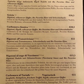 Esse Osteria - Primi Pasta menu - Osteria Tressanti - Italian Near Me - Berlin, BE