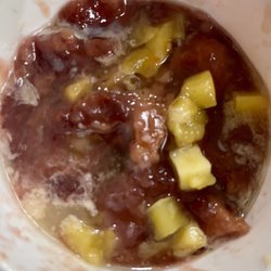 Strawberry mango cobbler