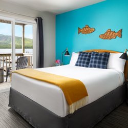 The Ketch Inn & Marina - One Double Ocean View guestroom with patio - 2022 room refresh