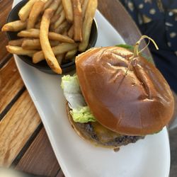Barefoot Bar - We had the poke bowl, fish tacos and burger.  Yum