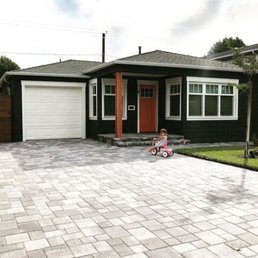 Angelus pavers wrap around our entire yard.