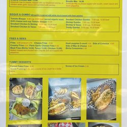 Mega Meltz - Current Menu (Pic 2/2) as of 9/30/2022. I ordered the Tasso Mac which was DELISH!