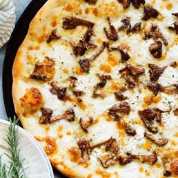 Extra cheese and mushrooms