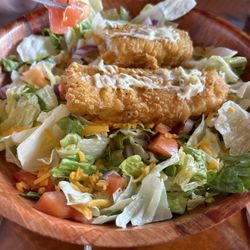 Lure Bar & Grill - Chicken Salad with Fish substitute