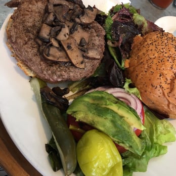 Boon Fly Cafe - My Kobe Beef Burger. Tossing the buns. - American Near Me - Napa, California