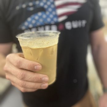 Facility Coffee - Iced cinnamon maple latte.. with 12g of added protein!! We can add our super clean protein to any drink. - Coffee & Tea Near Me - Brunswick, Georgia Facility Coffee - Iced cinnamon maple latte.. with 12g of added protein!! We can add our super clean protein to any drink. - Coffee & Tea Near Me - Brunswick, Georgia