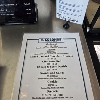 La Colombe - Food menu - Coffee Roasteries Near Me - Los Angeles, California