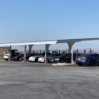 Tesla Supercharger Station - Tejon Ranch - 6/22/2023 six spots for shaded stalls for charging - EV Charging Stations Near Me - Lebec, California Tesla Supercharger Station - Tejon Ranch - 6/22/2023 six spots for shaded stalls for charging - EV Charging Stations Near Me - Lebec, California