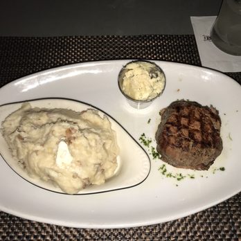 Broken Bit Steakhouse - Absolutely delicious Filet mignon with mashed potatoes and a side of crumbled bleu cheese. - Steakhouses Near Me - Quartz Hill, California Broken Bit Steakhouse - Absolutely delicious Filet mignon with mashed potatoes and a side of crumbled bleu cheese. - Steakhouses Near Me - Quartz Hill, California