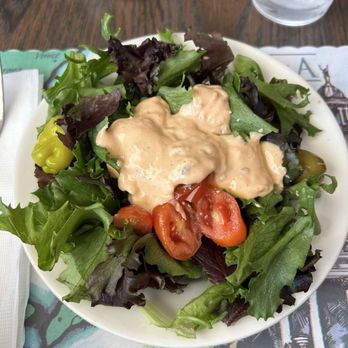 Volare - Salad with thousand island - Italian Near Me - San Diego, California Volare - Salad with thousand island - Italian Near Me - San Diego, California