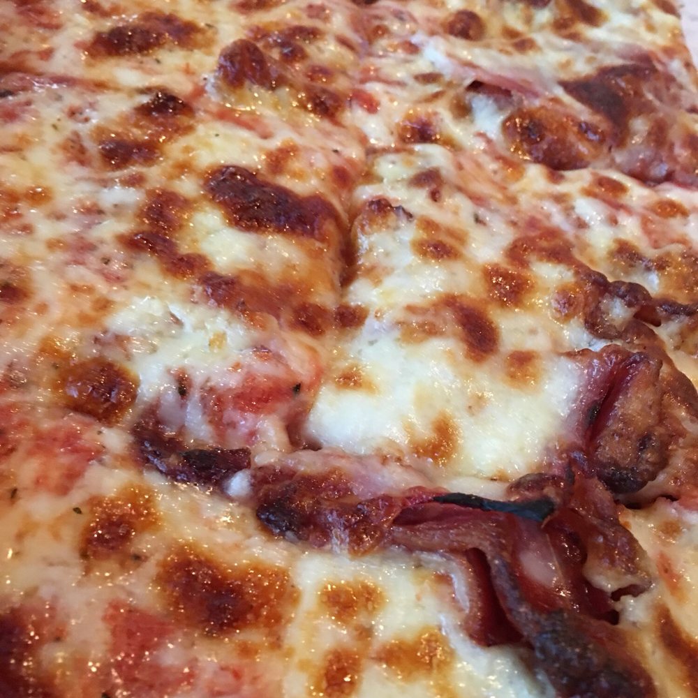 Post Corner Pizza - Bacon ham pizza - Pizza Near Me - Darien, Connecticut Post Corner Pizza - Bacon ham pizza - Pizza Near Me - Darien, Connecticut