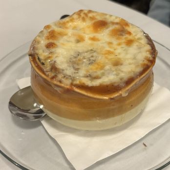 Freight Yard Pub & Restaurant - Freight Yard French Onion Soup Crock - American Near Me - North Adams, Massachusetts Freight Yard Pub & Restaurant - Freight Yard French Onion Soup Crock - American Near Me - North Adams, Massachusetts