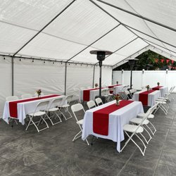 Los Panchos Party Supplies - 20x40 tent with lights courtesy of Los Panchos