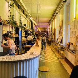 Les Grands Voisins - Bar inside restaurant