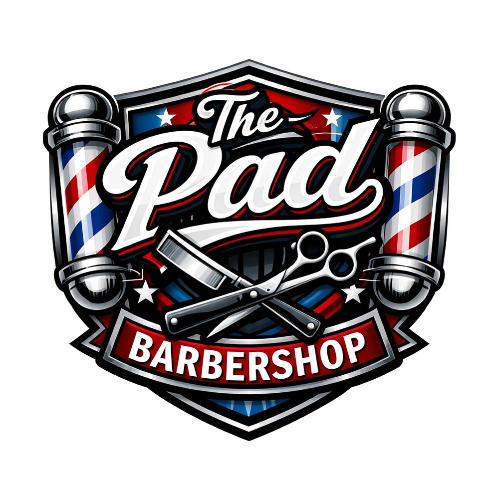 The Pad Barbershop Logo