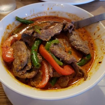 Thai Wok Kitchen - Beef Panang curry - Thai Near Me - Vancouver, Washington
