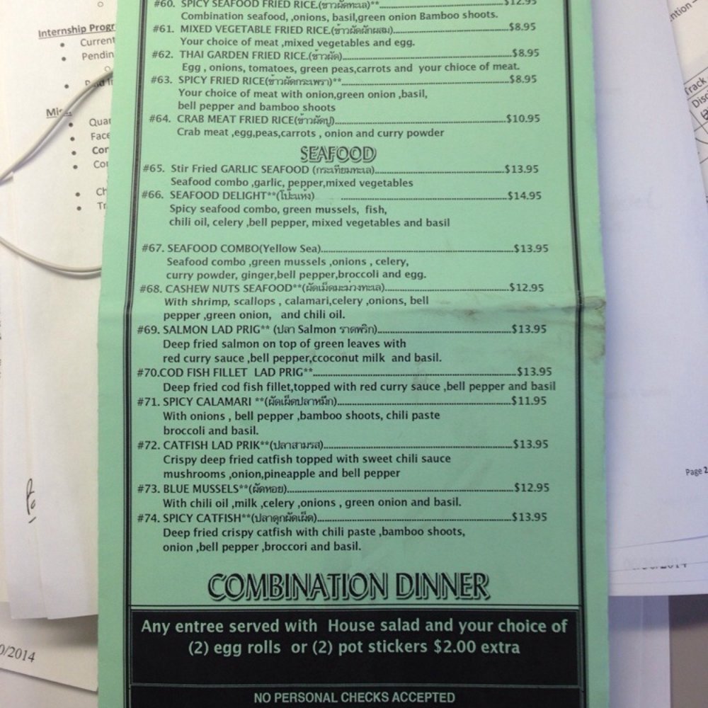 Thai Garden - Yes, it's a huge menu... Too much - Thai Near Me - Central Point, Oregon Thai Garden - Yes, it's a huge menu... Too much - Thai Near Me - Central Point, Oregon
