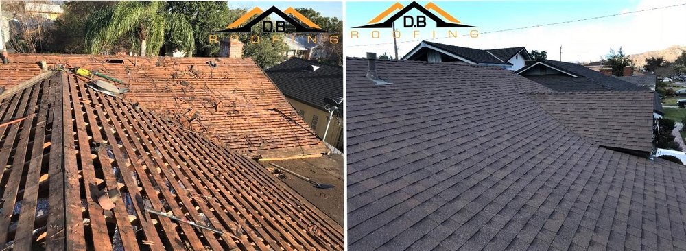 Slide of D.B Roofing