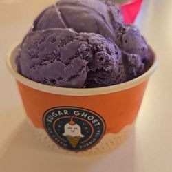 Sugar Ghost Ice Cream And Bubble Tea - Ube ice cream