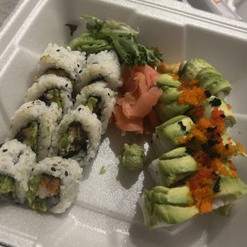 Sunflower Cafe - Sexy lady and green river rolls - Sushi Bars Near Me - Valrico, Florida