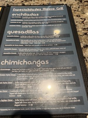 Menu photo 3 Kiosco Mexican Grill Greensboro, NC Menu photo 3 Kiosco Mexican Grill Greensboro, NC
