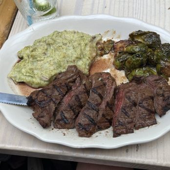 Westville Dumbo - Steak and pesto mashed with Brussels sprouts - Comfort Food Near Me - Brooklyn, New York Westville Dumbo - Steak and pesto mashed with Brussels sprouts - Comfort Food Near Me - Brooklyn, New York