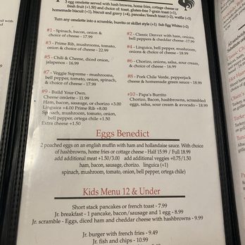 Papa's New Roost - Menu 2025 - American Near Me - Sonora, California