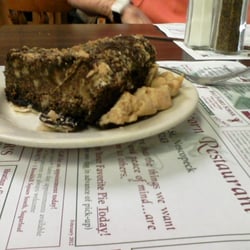 Unicorn Restaurant - My first Shoofly Pie slice!