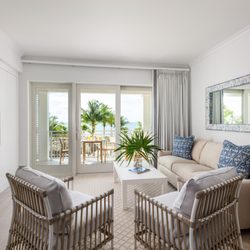 The Islands of Islamorada - Islands of Islamorada suite living room and oceanview balcony